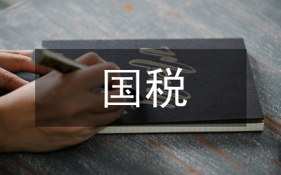 國(guó)稅局工作計(jì)劃五